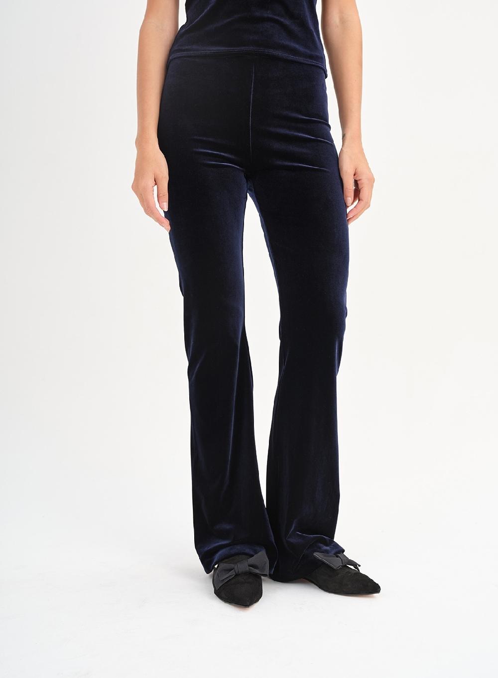Etiqueta negra Pantalon terciopelo spandex Outlet