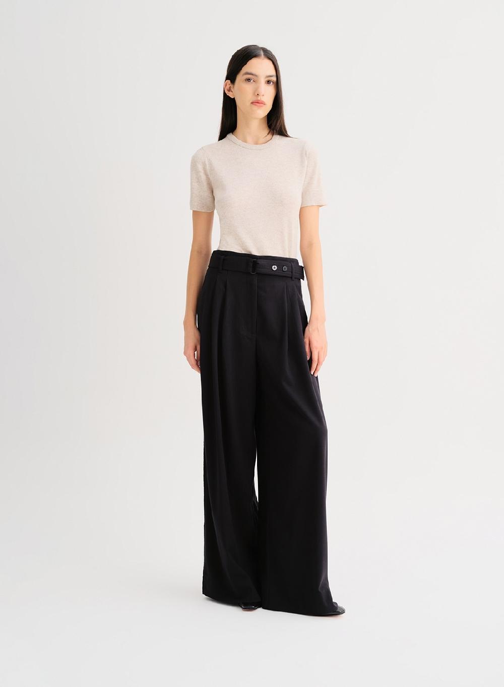 Etiqueta negra Pantalon cinturon formal