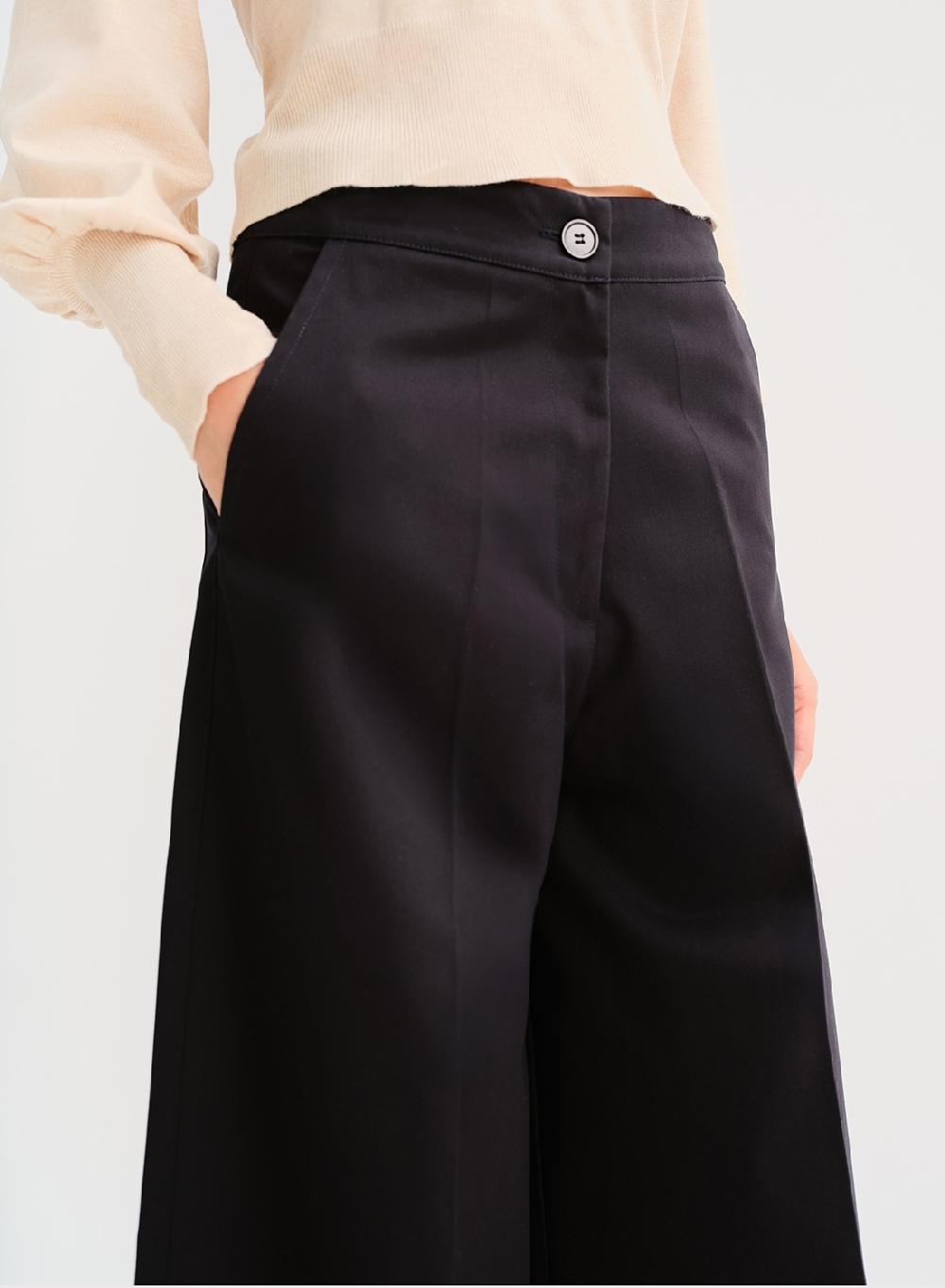 Etiqueta negra Pantalon ancho Descuento