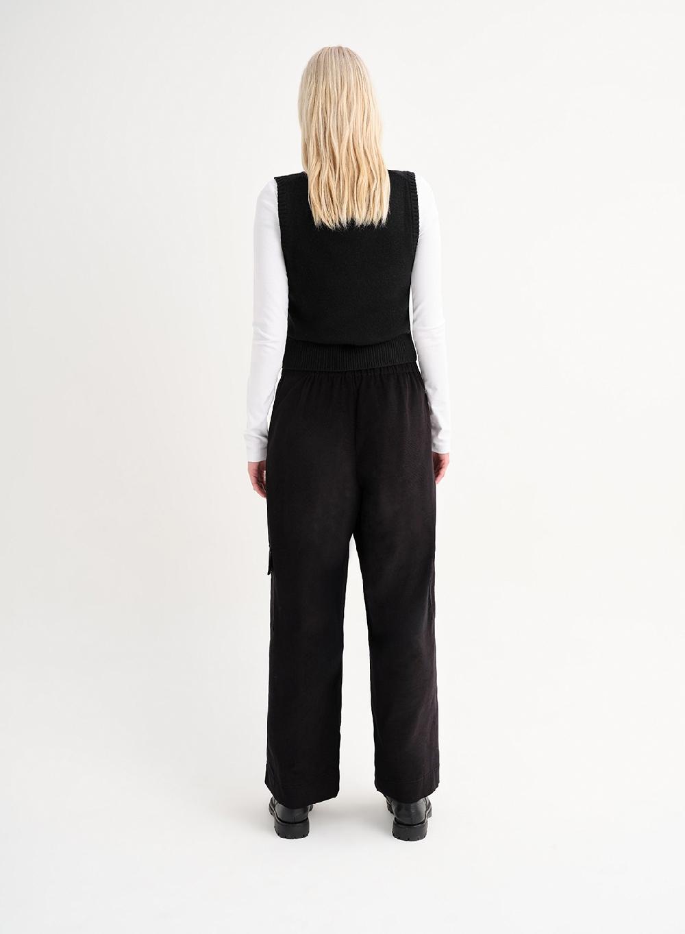 Etiqueta negra Pantalon tabla corderoy Tienda