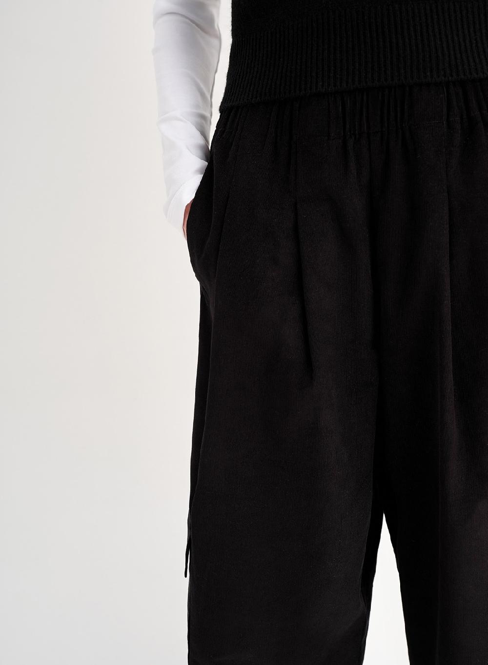 Etiqueta negra Pantalon tabla corderoy Tienda