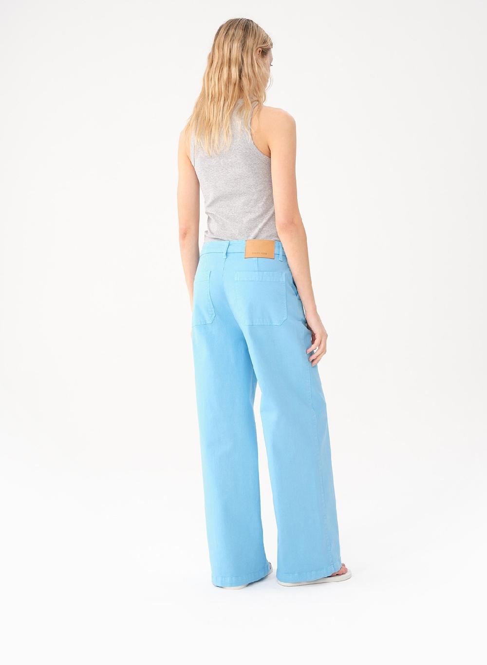 Etiqueta negra Pantalon gabardina Envío internacional gratuito