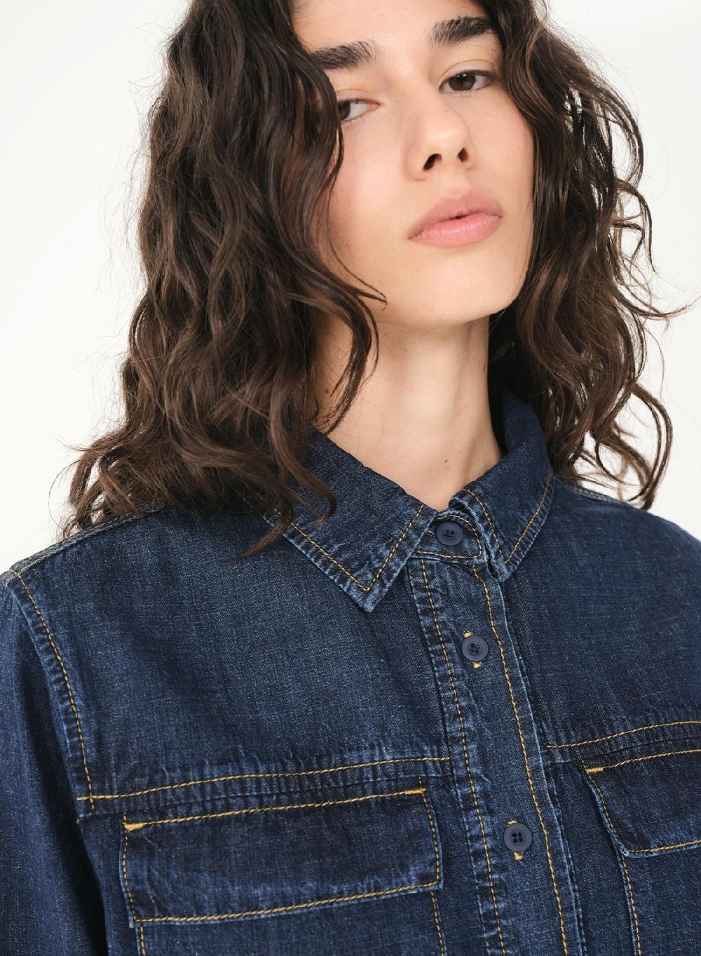 Etiqueta negra SACO DENIM LIVIANO Ventas relámpago