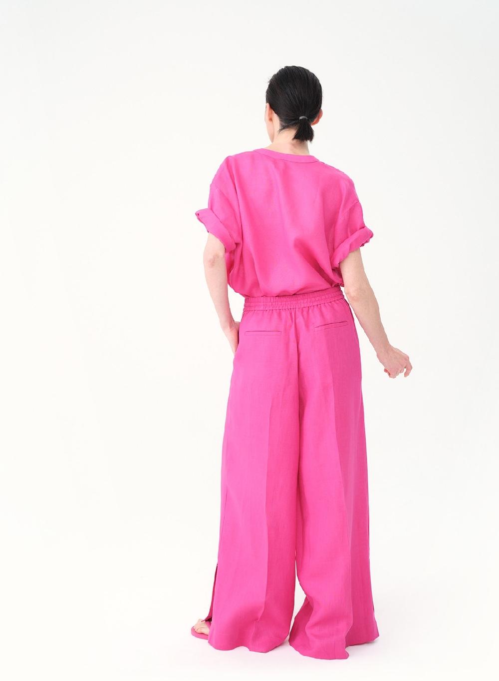 Etiqueta negra Camisa mao manga corta lino Rebajas online