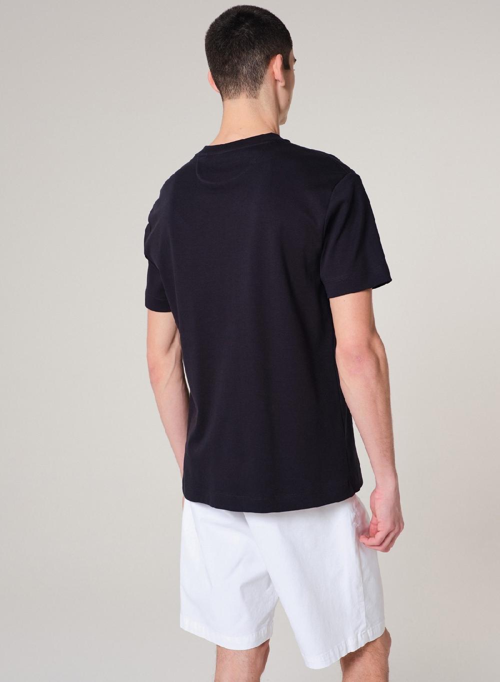 Etiqueta negra Remera cuello redondo boxy luxury touch Grandes descuentos