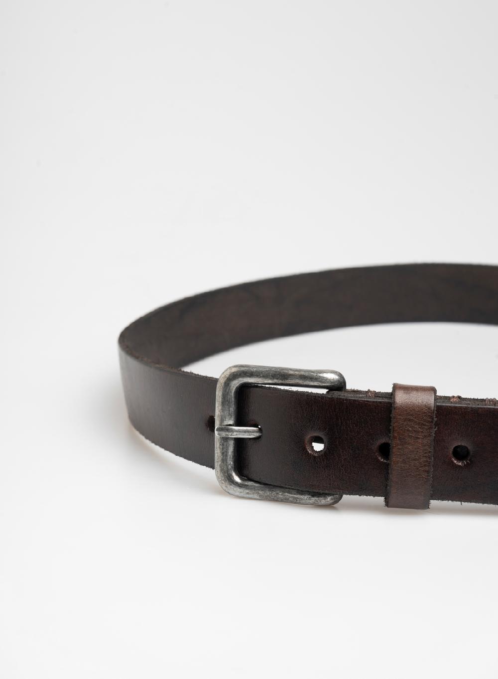 Etiqueta negra Cinturon vintage hebilla plata Ahorra y exporta
