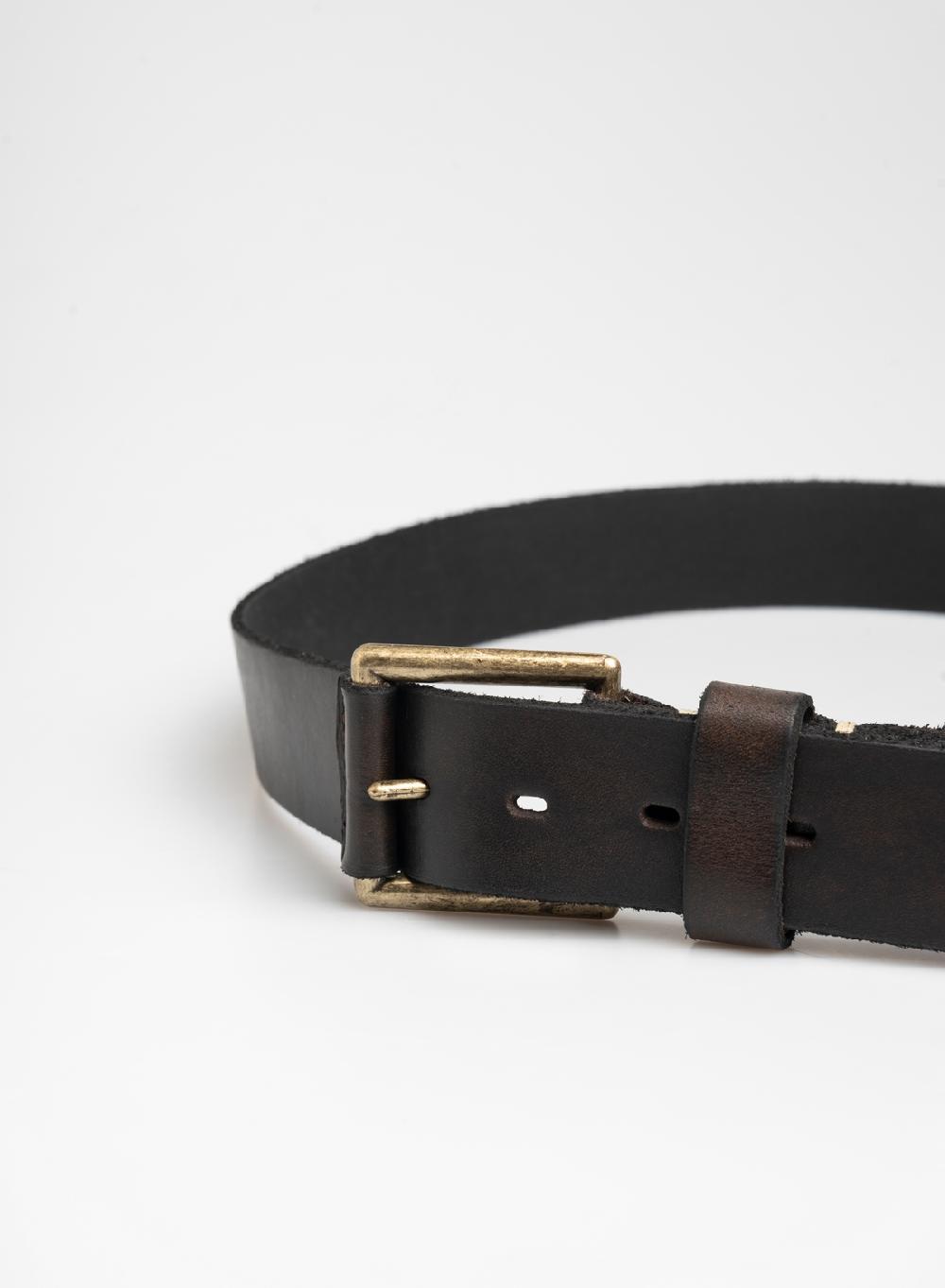 Etiqueta negra CINTURON VINTAGE SEIS ATRAQUES Ofertas de temporada