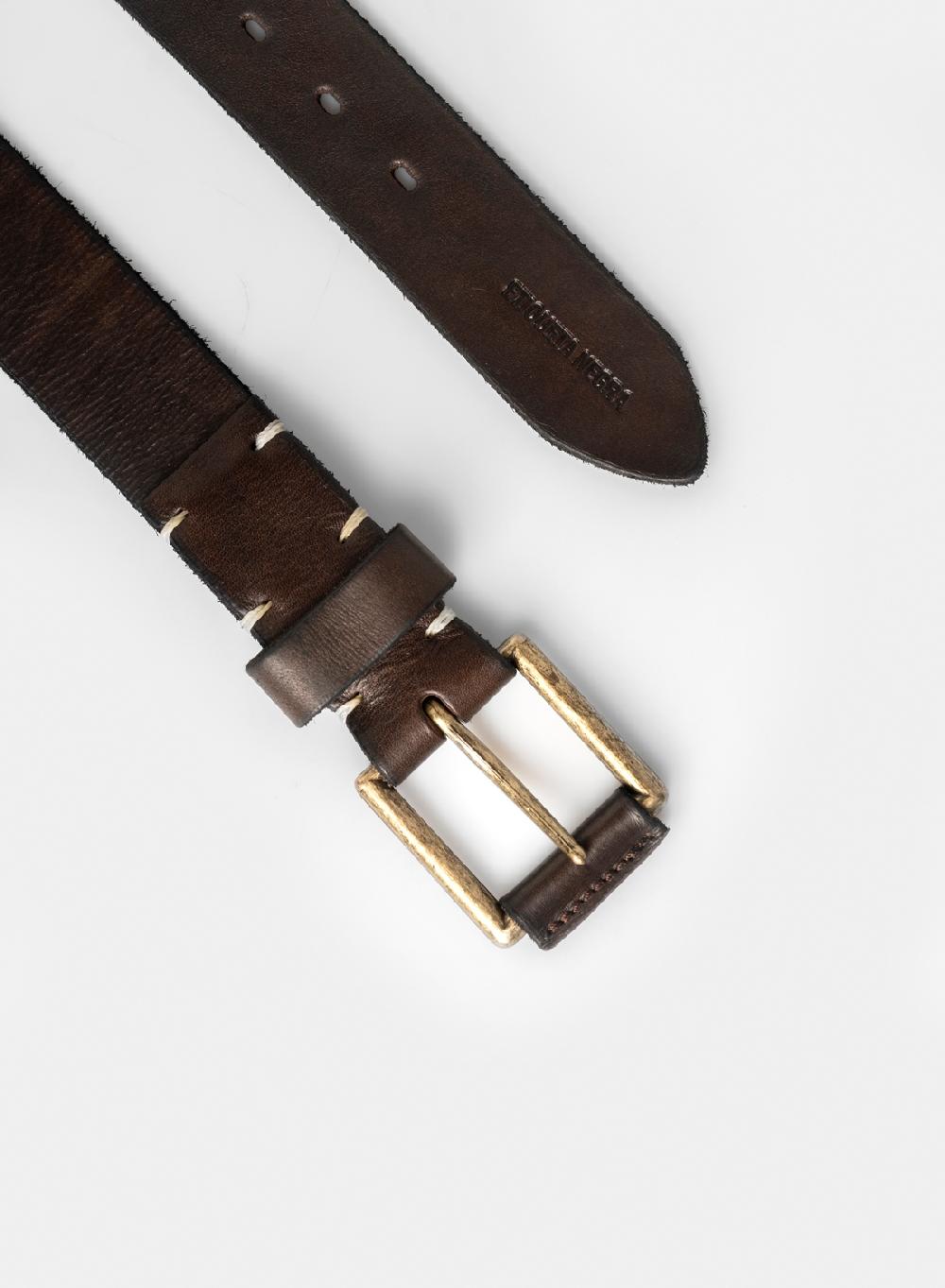 Etiqueta negra CINTURON VINTAGE SEIS ATRAQUES Ofertas de temporada