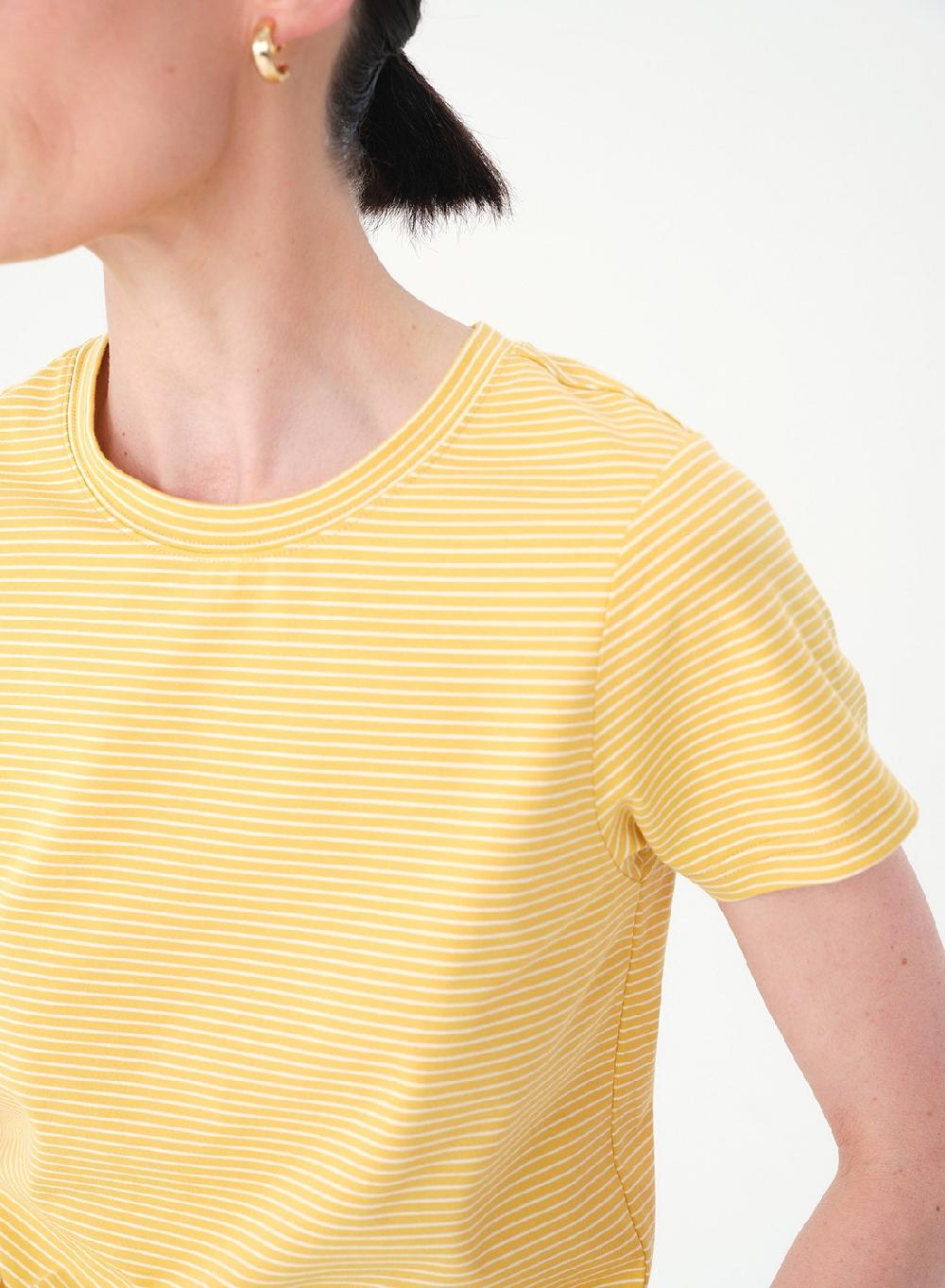 Etiqueta negra REMERA RAYADA ALGODON LYCRA Descuento