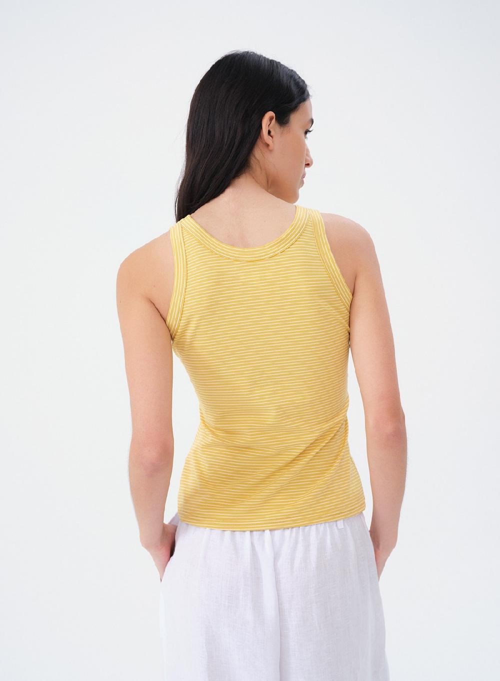Etiqueta negra MUSCULOSA RAYADA ALGODON LYCRA Rebajas top