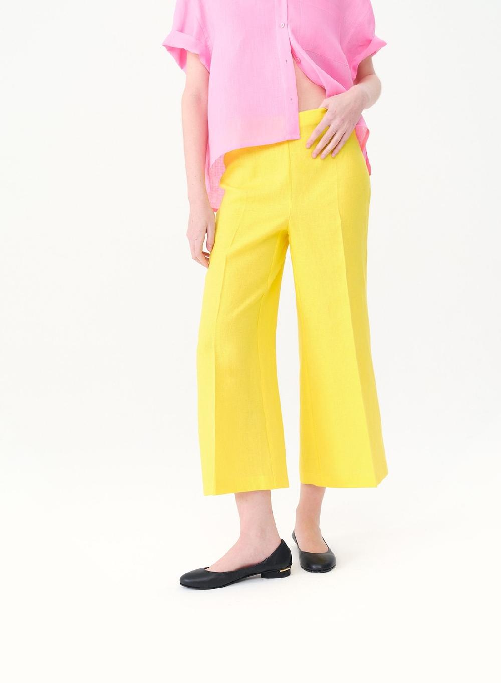 Etiqueta negra Pantalon oxford lino COMPRAR AHORA