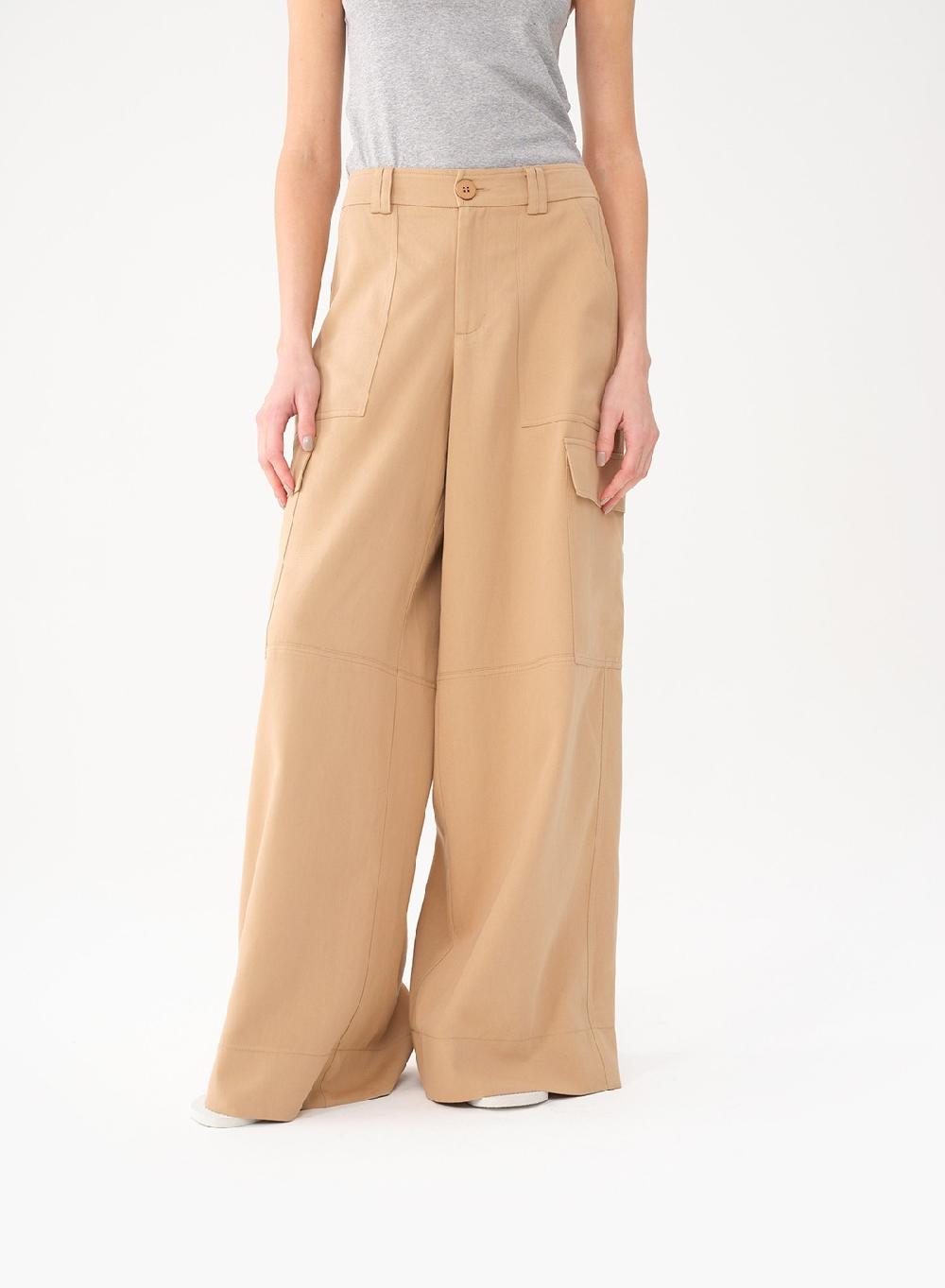 Etiqueta negra PANTALON CARGO LINO ALGODON Oferta exclusiva