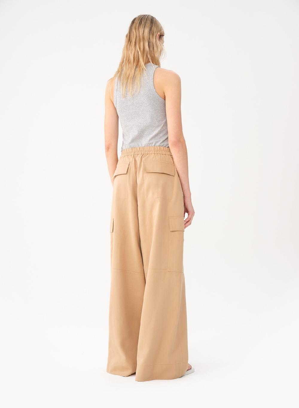 Etiqueta negra PANTALON CARGO LINO ALGODON Oferta exclusiva