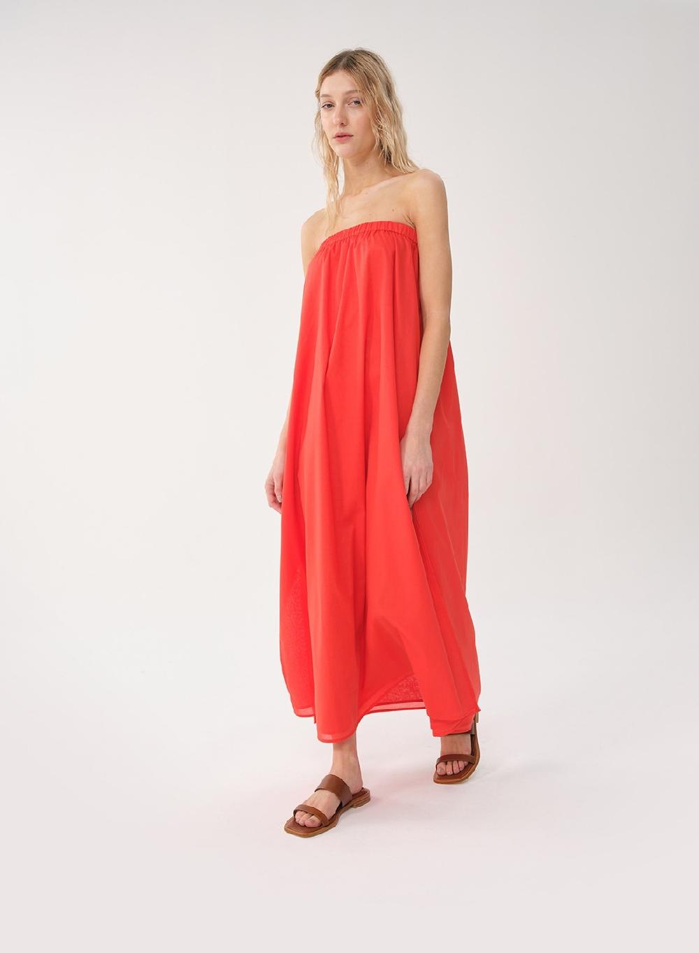 Etiqueta negra VESTIDO STRAPLESS VOILE Tienda