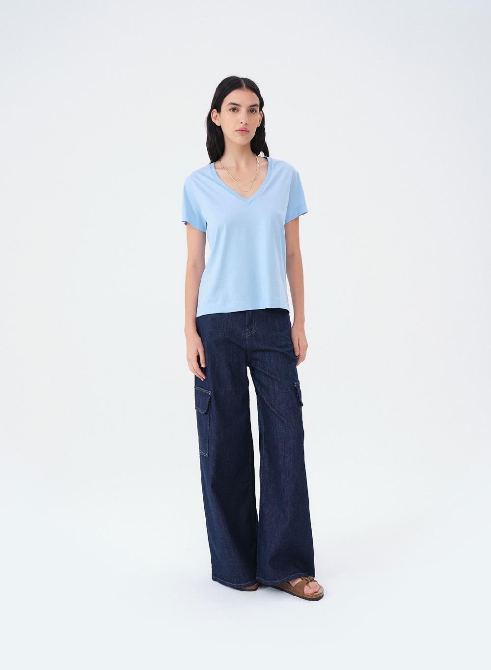 Etiqueta negra Remera V pima luxury Limitado a 3 días