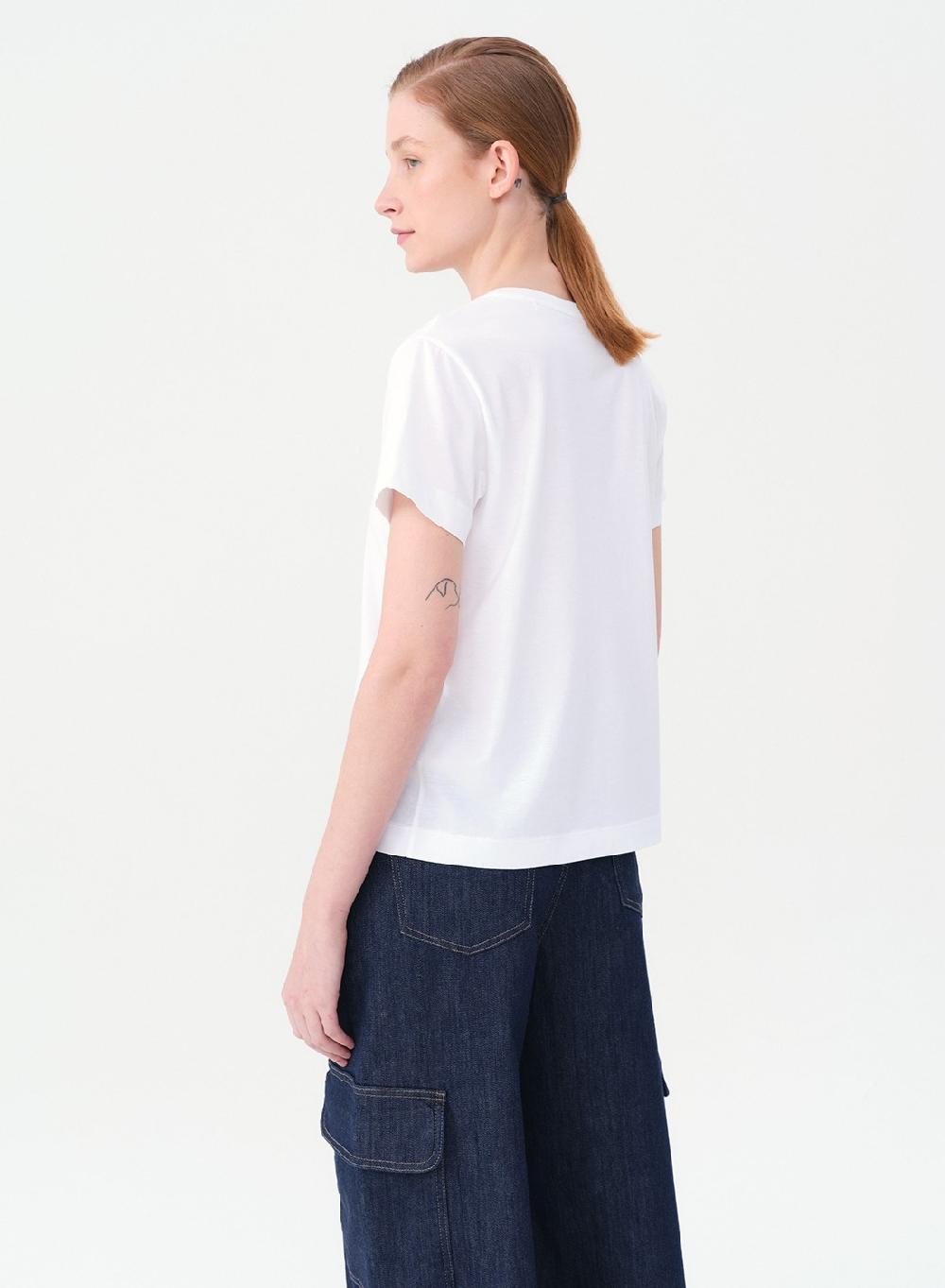 Etiqueta negra Remera V pima luxury Ahorra y exporta