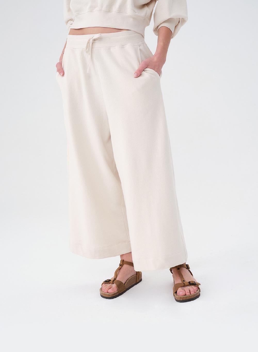 Etiqueta negra Pantalon french terry Grandes ahorros