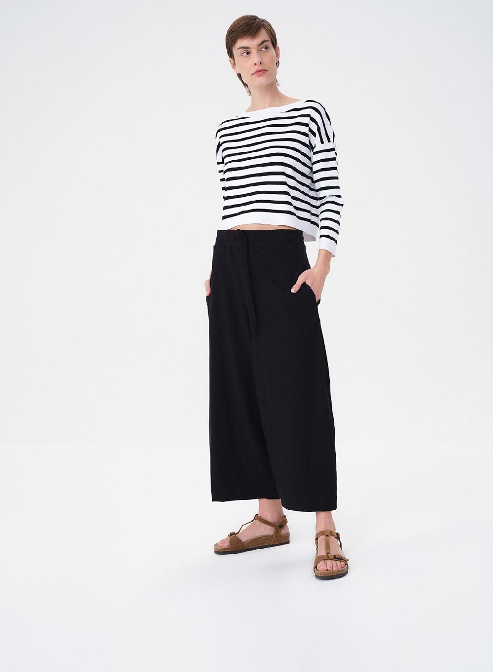 Etiqueta negra Pantalon corto flame doble Outlet