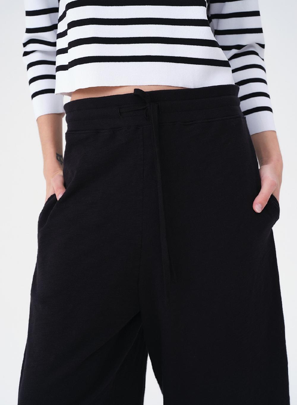 Etiqueta negra Pantalon corto flame doble Outlet
