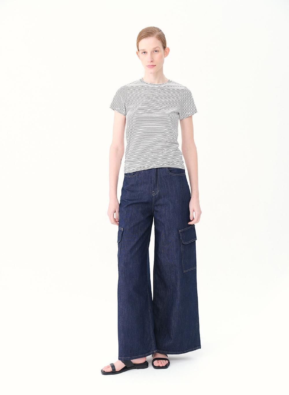 Etiqueta negra REMERA RAYADA ALGODON LYCRA