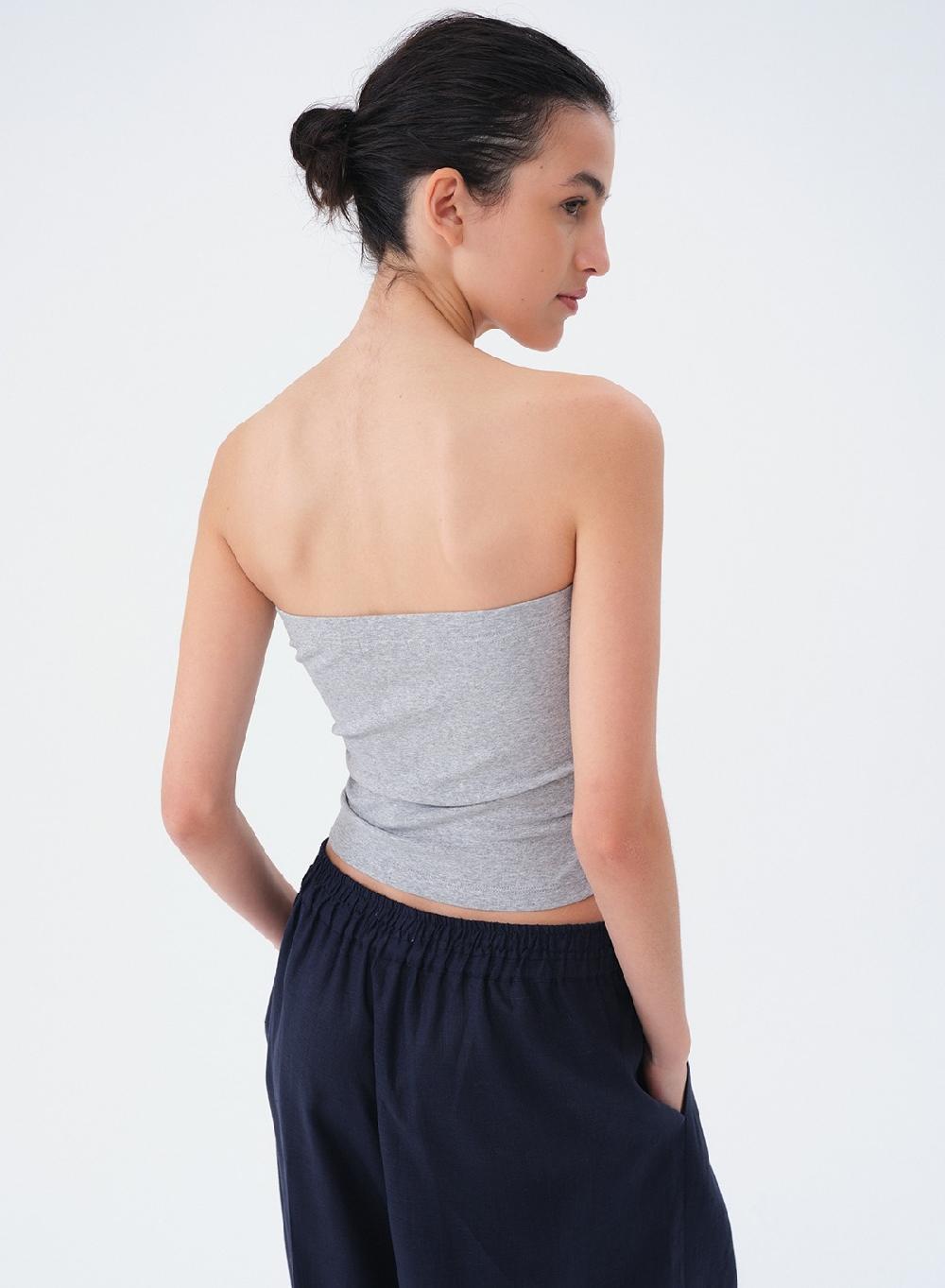 Etiqueta negra STRAPLESS RIB Promoción trimestral