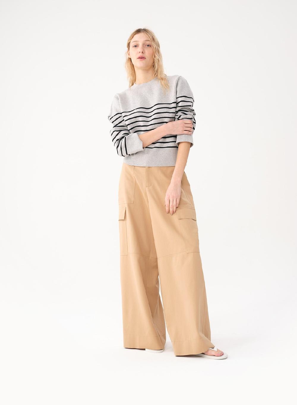 Etiqueta negra Sweater marinero rayas Superdescuento