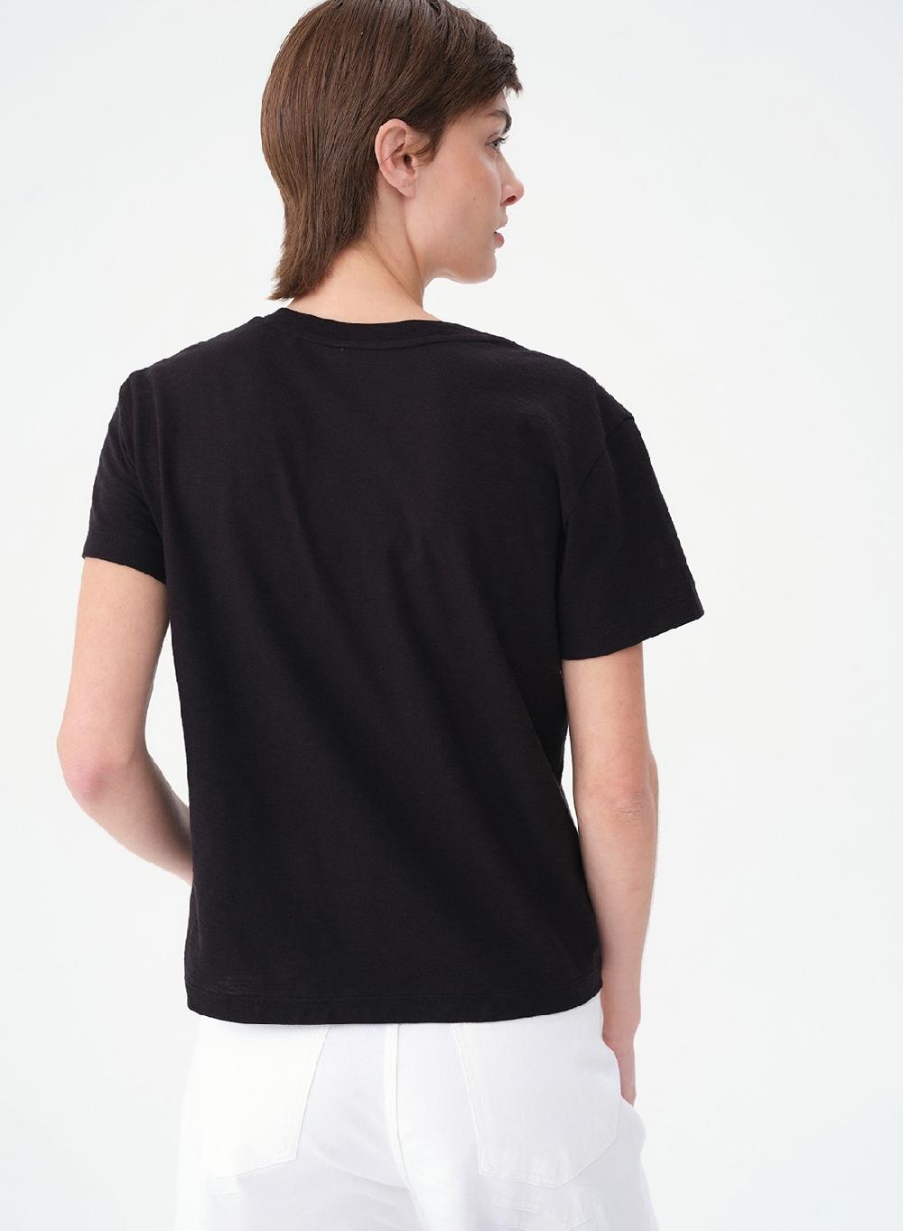 Etiqueta negra Remera V flame Liquidación