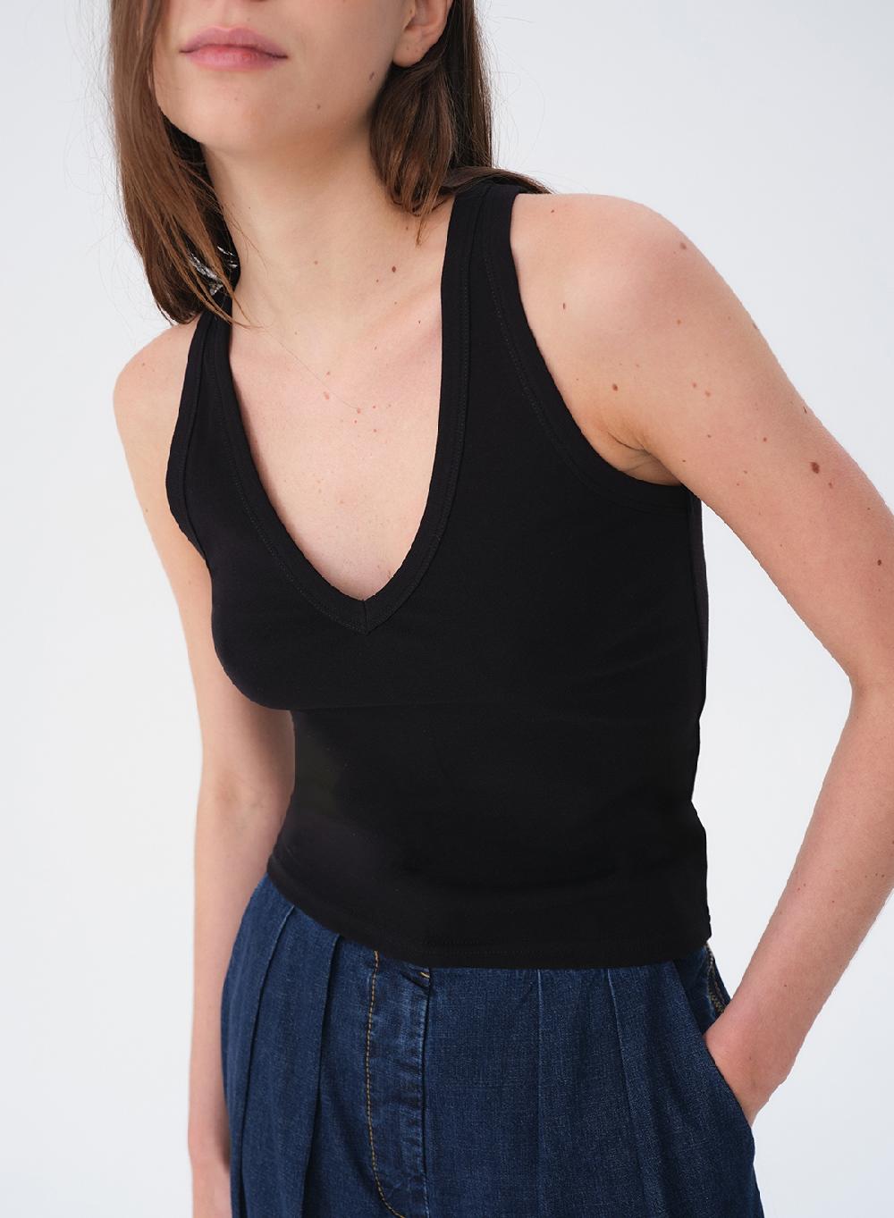 Etiqueta negra Musculosa V rib Limitado a 3 días