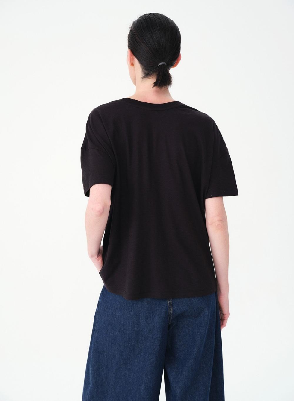 Etiqueta negra Remera amplia flame Ahorra y exporta