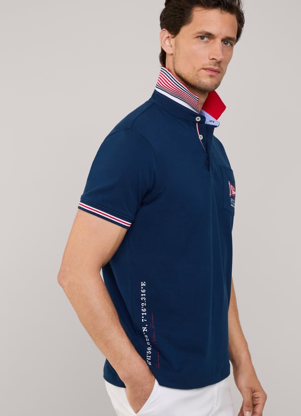 Façonnable polo color block fit regular Promoción trimestral