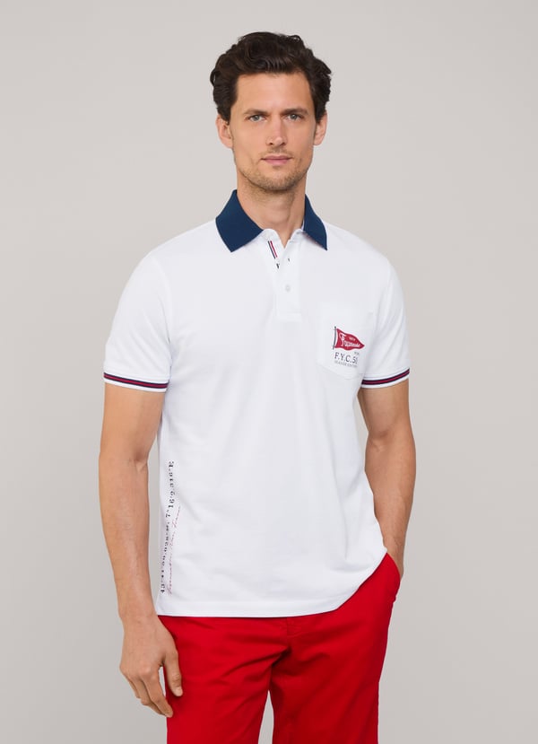 Façonnable polo color block fit regular Envío internacional gratuito