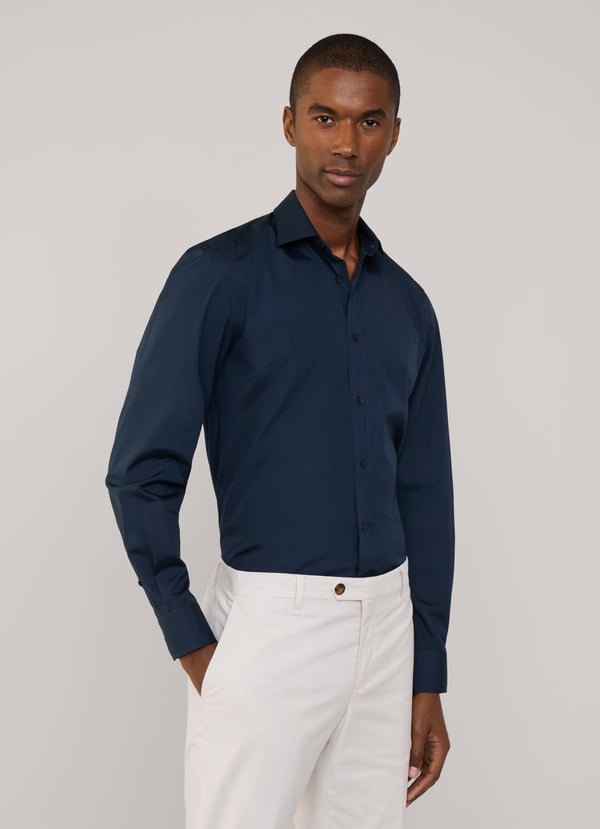 Façonnable camisa popelín fit regular En línea