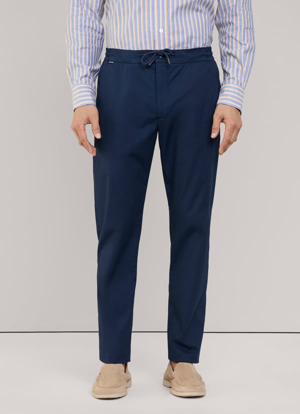 Façonnable pantalón elástico fit regular Ofertas