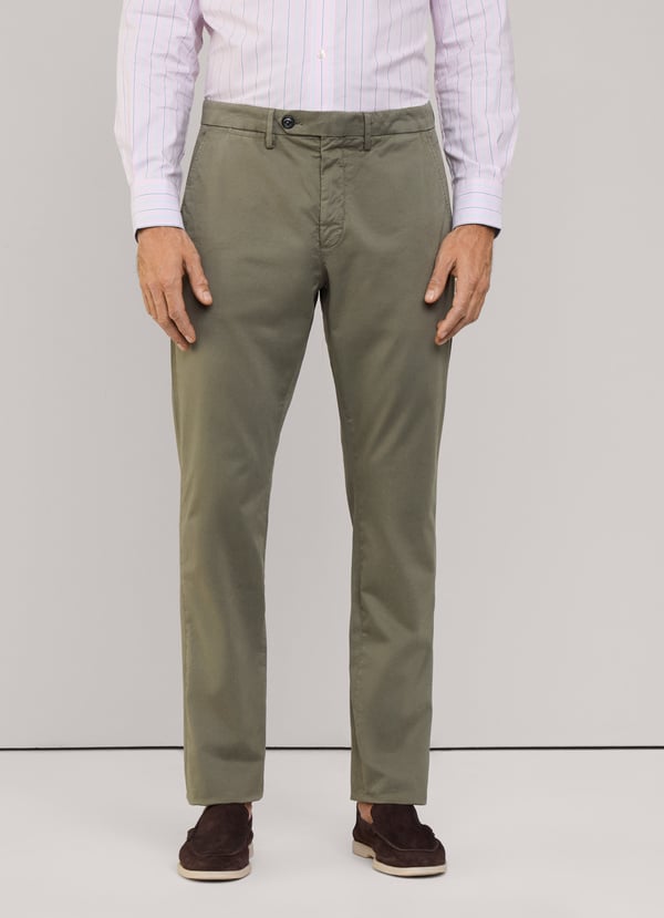 Façonnable chino elástico fit regular Liquidación