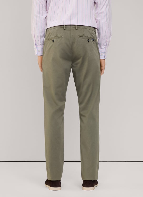 Façonnable chino elástico fit regular Liquidación