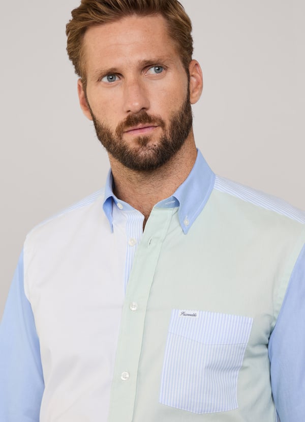 Façonnable camisa pinpoint fit regular Envío gratis