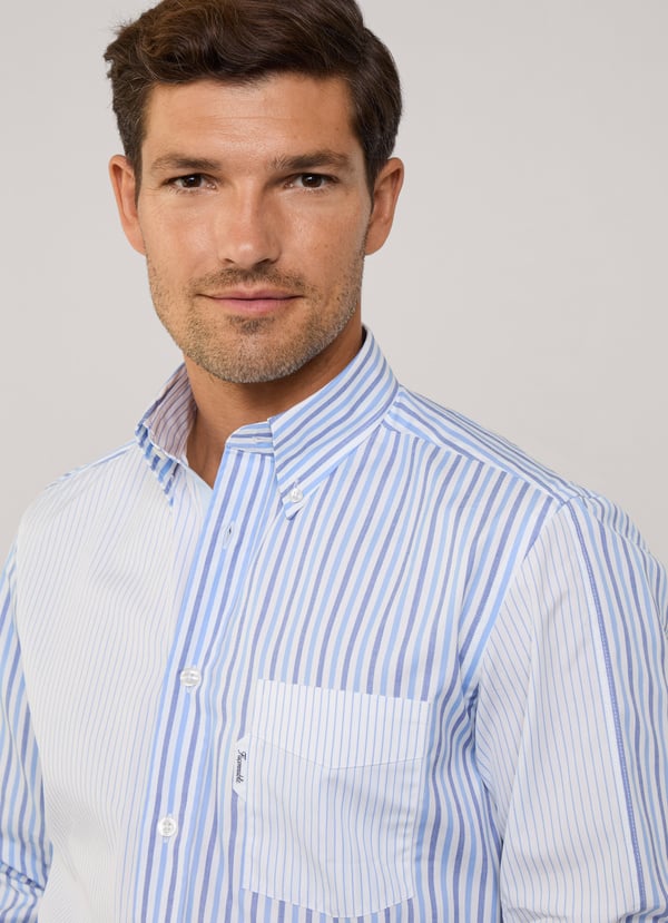 Façonnable camisa popelín rayas fit regular Últimos 3 días