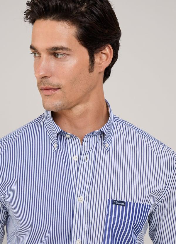 Façonnable camisa popelín rayas fit regular Último día
