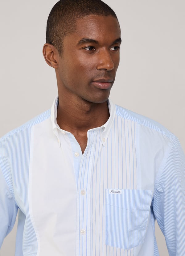 Façonnable camisa popelín rayas fit regular Limitado a 3 días