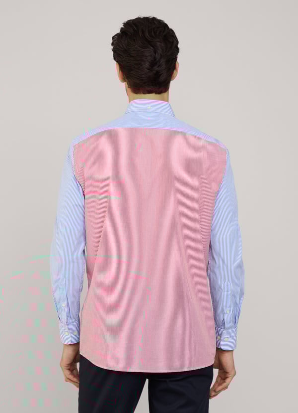 Façonnable camisa popelín color block fit regular Descuentos del mes