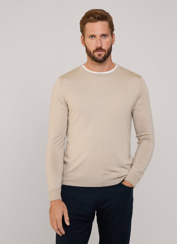 Façonnable jersey cuello redondo lana merino En línea