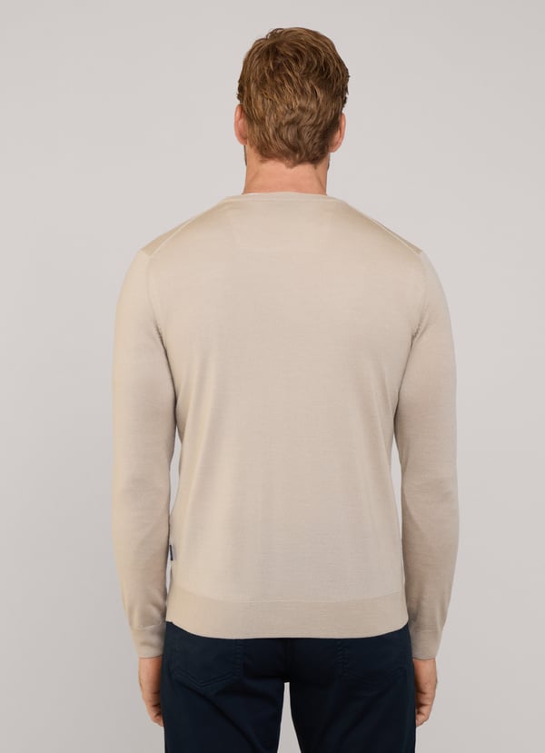 Façonnable jersey cuello redondo lana merino En línea