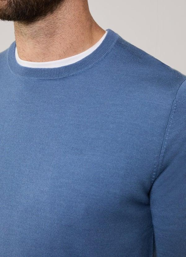Façonnable jersey cuello redondo lana merino Outlet