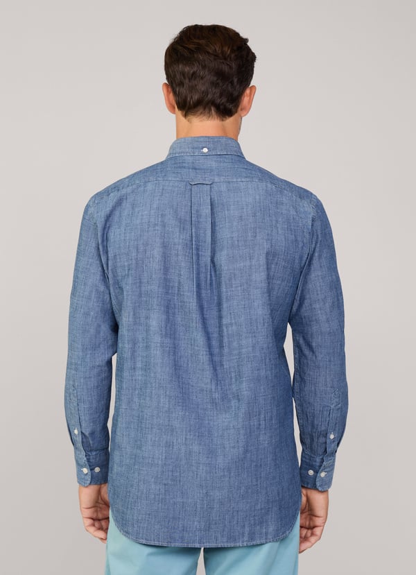 Façonnable camisa chambray fit regular Oferta especial