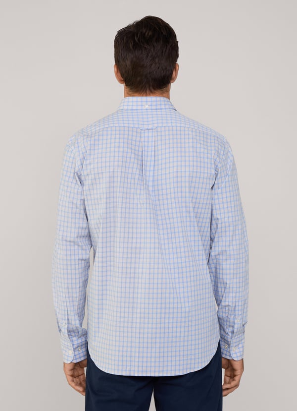Façonnable camisa popelín cuadros tartán fit regular Precio de fábrica
