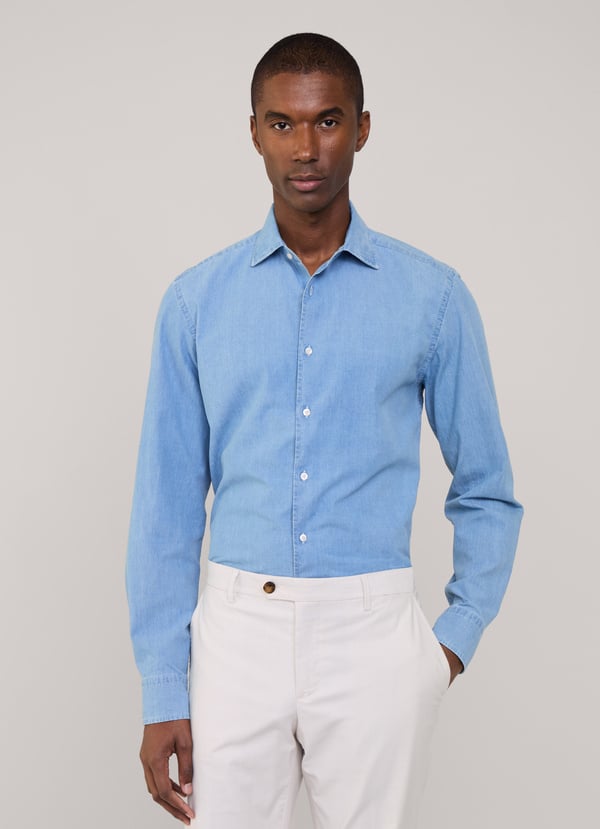 Façonnable camisa fil a fil fit regular Limitado a 3 días