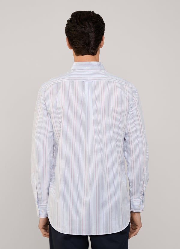 Façonnable camisa popelín rayas fit regular Oferta exclusiva
