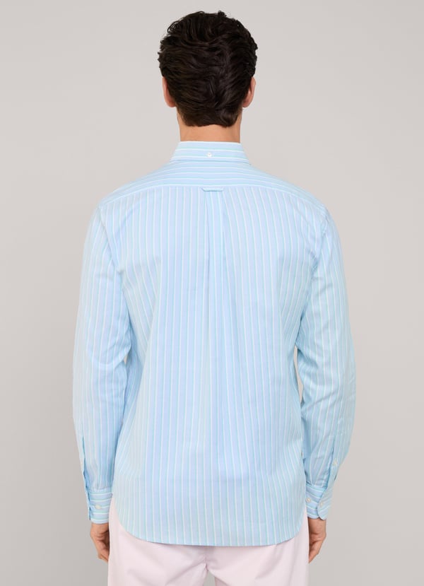 Façonnable camisa oxford rayas regimiento fit regular Grandes ahorros