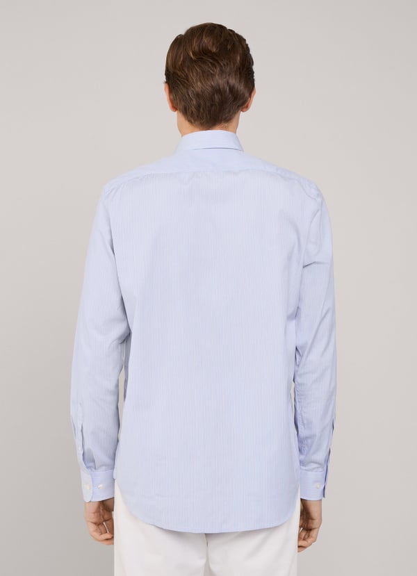 Façonnable camisa popelín rayas regimiento fit regular Rebajas de fin de temporada