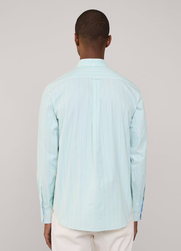 Façonnable camisa pinpoint rayas regimiento fit regular Precio ultrabajo